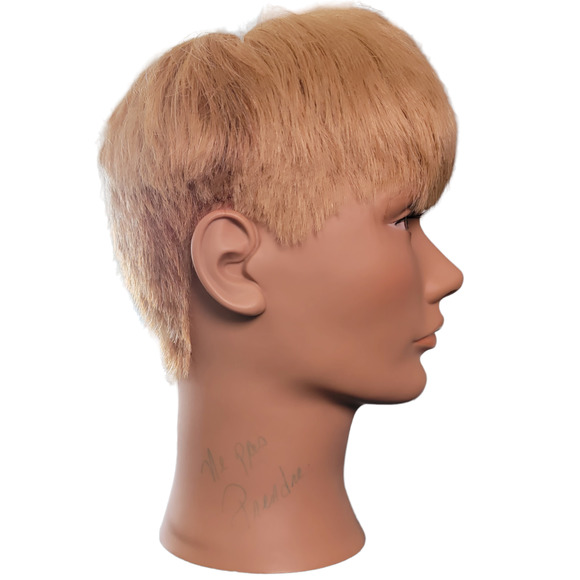 Mannequin Head Hairdressing Cosmetology 100% Human Hair Practice Training Doll - Picture 5 of 7